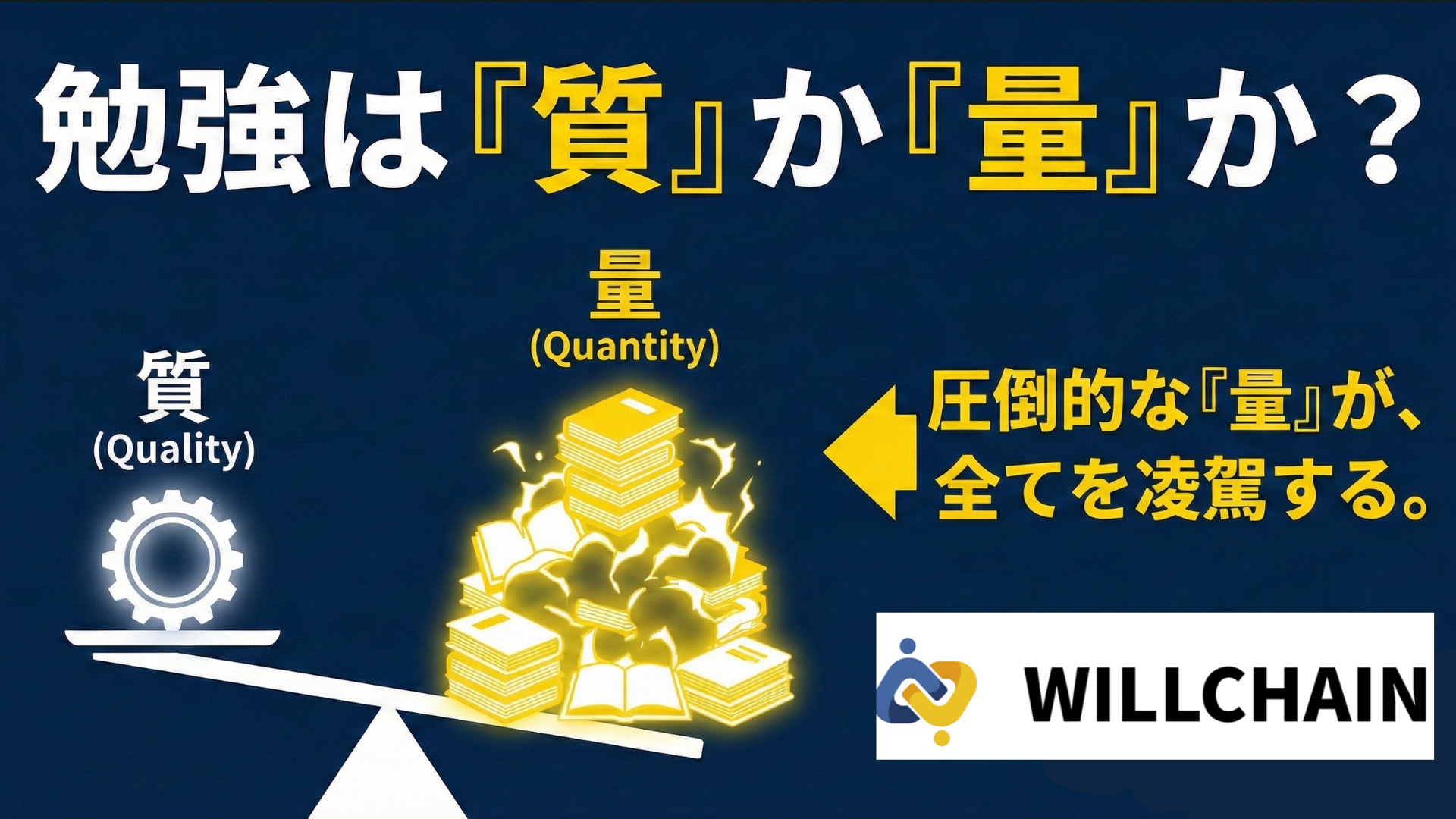 圧倒的な「量」をこなさずに、「質」は語れない。